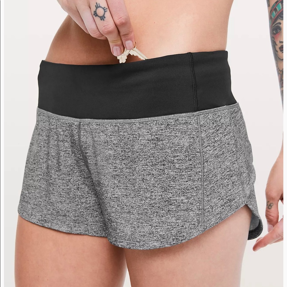 Lululemon speed up shorts size 2